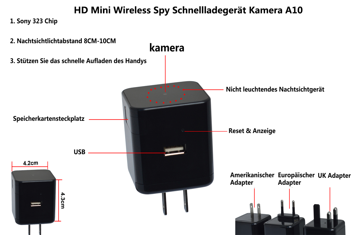 USB ladegerat kamera